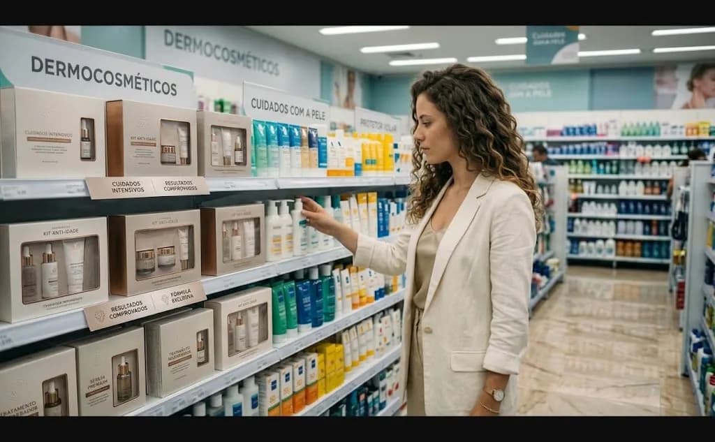 Dermocosméticos lideram penetração entre os não medicamentos nas farmácias, com 20,3%