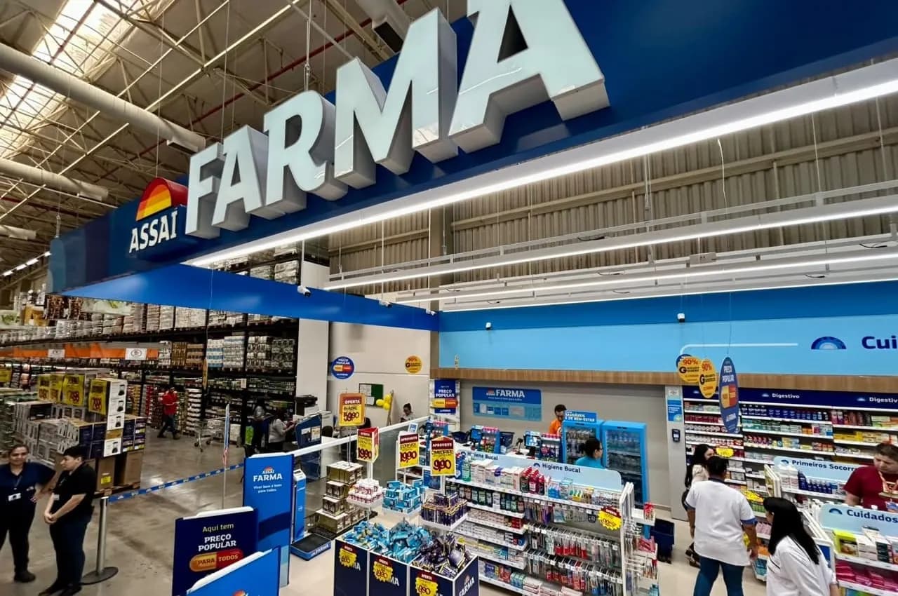 Assaí abre farmácia na Zona Sul de São Paulo e amplia operação própria no varejo farmacêutico